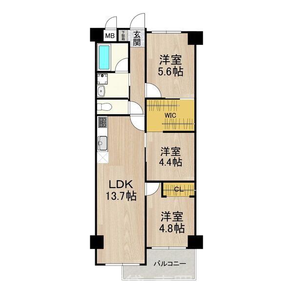 インペリアル京都の間取り