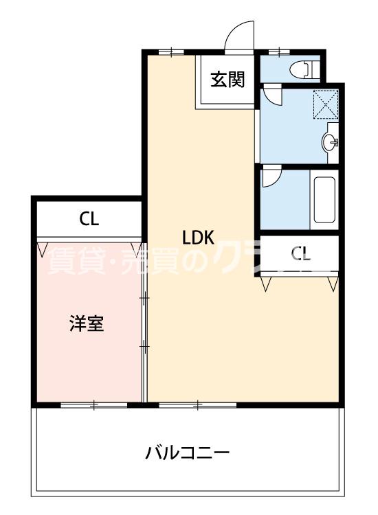 マンション忠岡の間取り