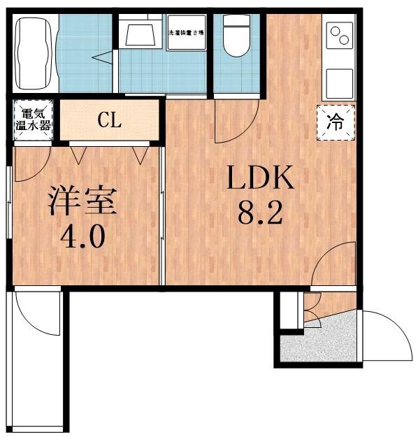 今川の完工年月(2023年9月)築の賃貸アパートの間取り