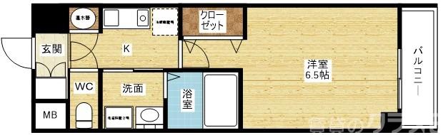 エステムヒルズ新大阪の間取り