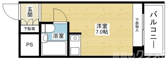 ライオンズマンション新大阪第5の間取り