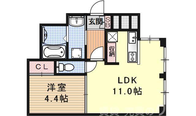 ヴァン四条大宮の間取り