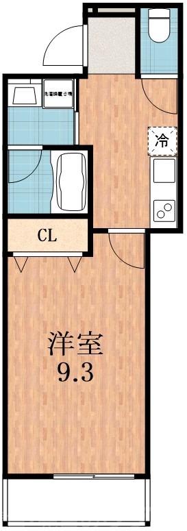 長吉長原の完工年月(2023年11月)築の賃貸アパートの間取り