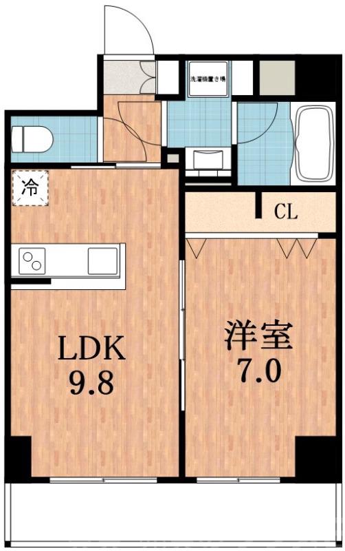 我孫子の完工年月(2023年12月)築の賃貸マンションの間取り