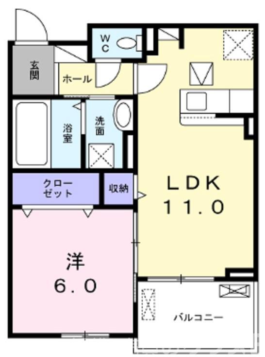 グランクレスタⅡの間取り