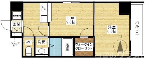 ノルデンハイム新大阪Ⅱの間取り