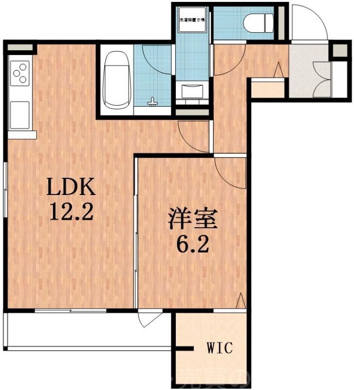今川の完工年月(2024年2月)築の賃貸アパートの間取り