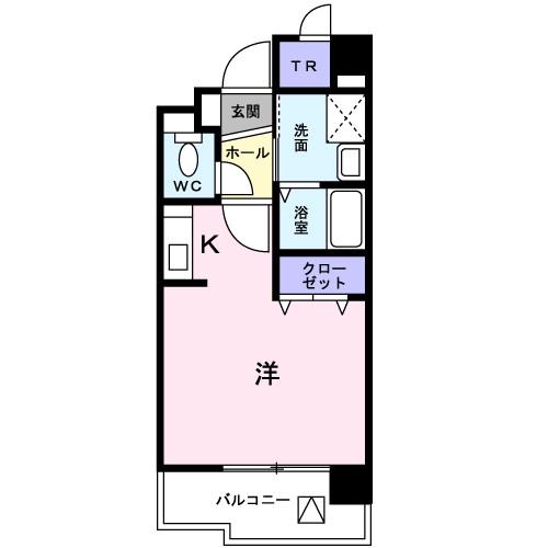 東一津屋の完工年月(2002年8月)築の賃貸マンションの間取り