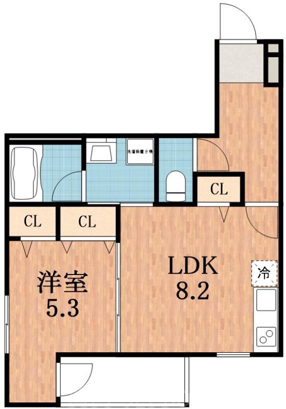加美東の完工年月(2024年2月)築の賃貸アパートの間取り