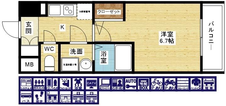 エスリードレジデンス大阪グランノースⅡの間取り