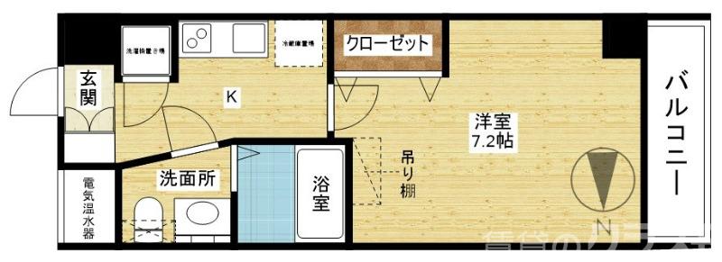 セレニテ新大阪カルムの間取り