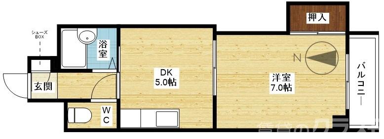豊新グランドハイツ北の間取り