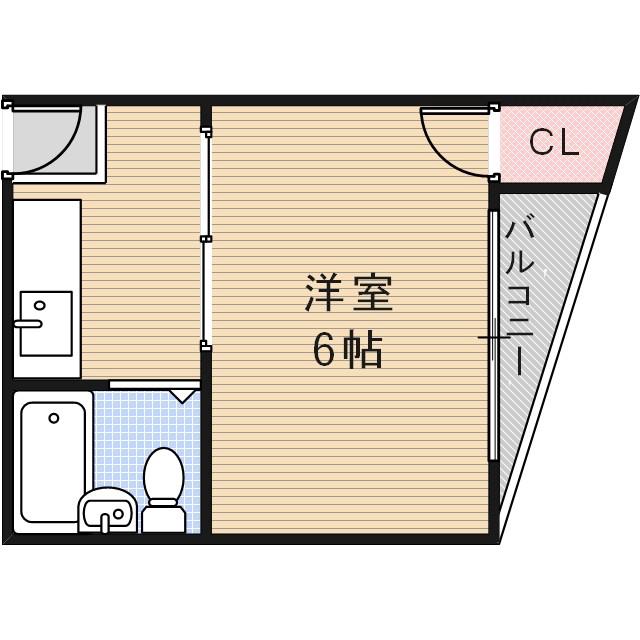 トレンディ黒原の間取り