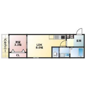 岸部中の完工年月(2024年3月)築の賃貸アパートの間取り