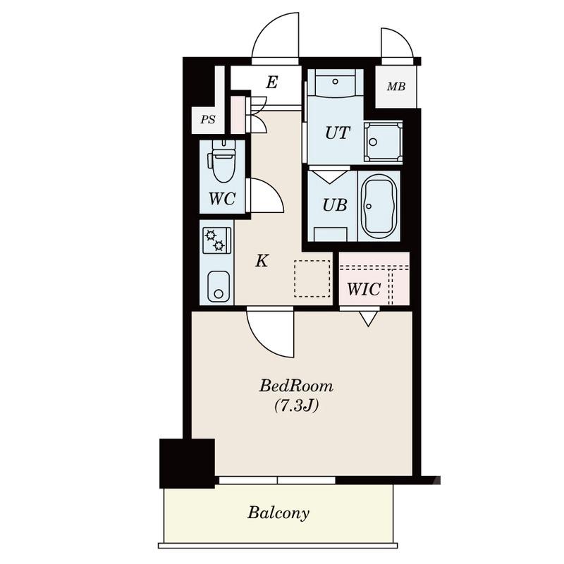 正雀本町の完工年月(2024年2月)築の賃貸マンションの間取り