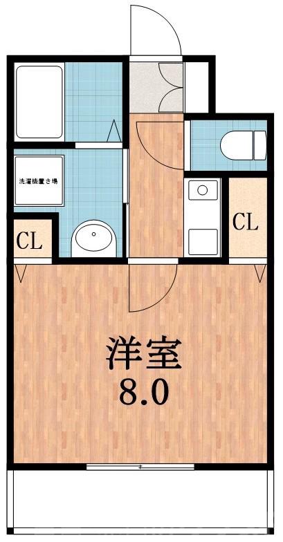 阪南町の完工年月(2011年2月)築の賃貸マンションの間取り