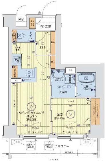 セオリー京都アビテD.C.の間取り