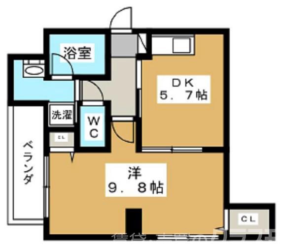 クレアーレ五条大宮の間取り