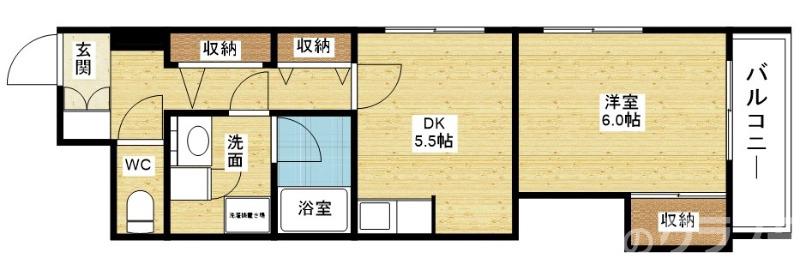 Aurora Court木川の間取り