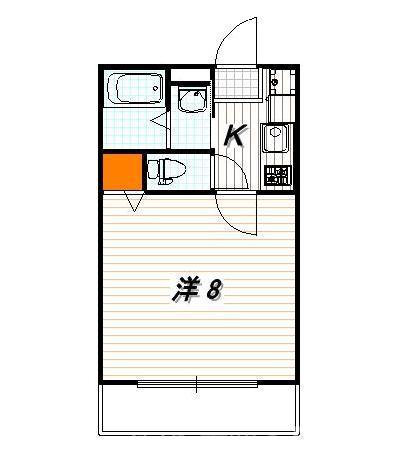フラッティ梅小路の間取り
