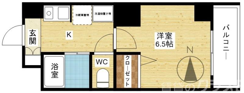 ホリックIの間取り