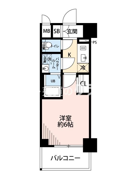 千島の完工年月(2024年3月)築の賃貸マンションの間取り