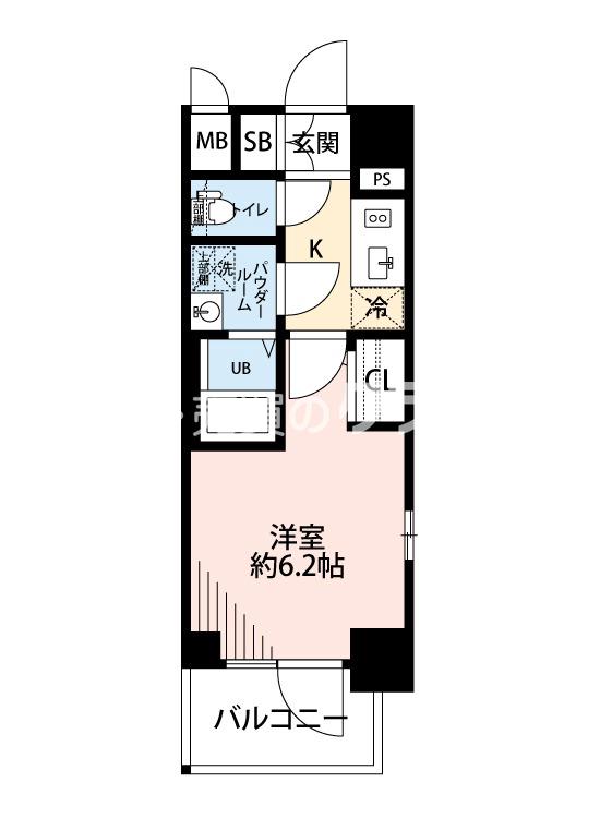 千島の完工年月(2024年3月)築の賃貸マンションの間取り