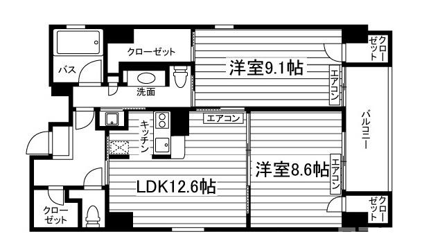 S-FORT知恩院前の間取り
