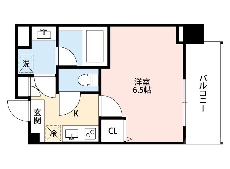元町の完工年月(2024年3月)築の賃貸マンションの間取り