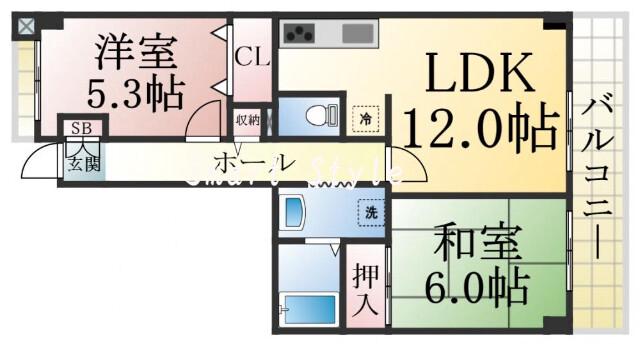 シティ南落合の間取り