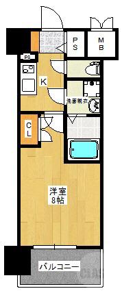 南吹田の完工年月(2009年1月)築の賃貸マンションの間取り