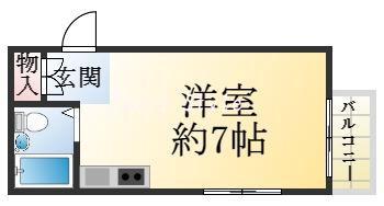 大谷町の完工年月(1986年10月)築の賃貸マンションの間取り