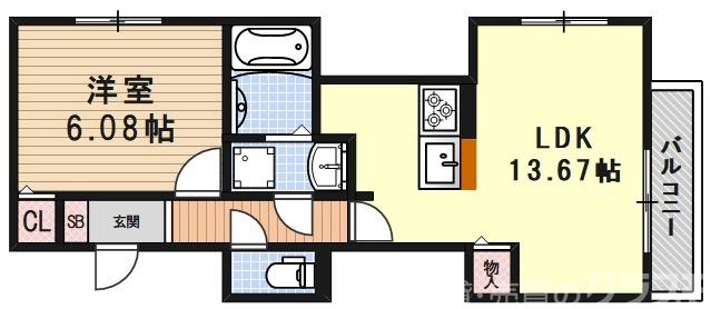 ベネイーストの間取り