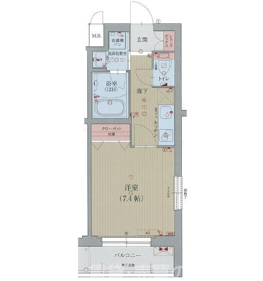 ベラジオ京都壬生EASTGATEの間取り