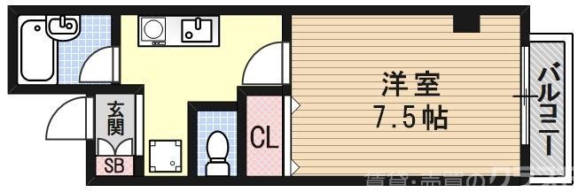 コートジュエルの間取り