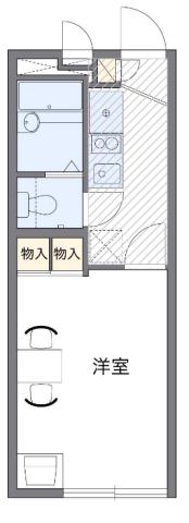 レオパレス新町グリーンパークの間取り