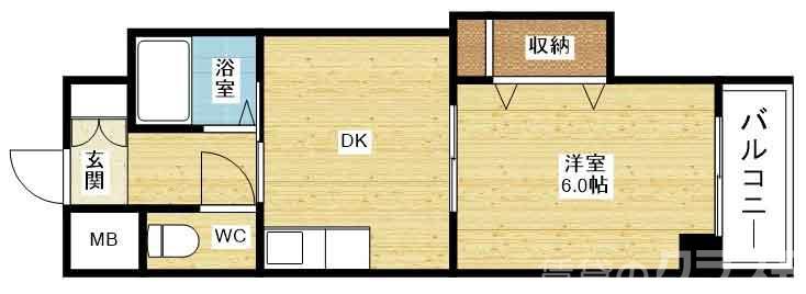 ノルデンハイム新北野の間取り