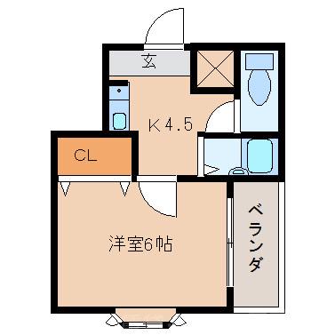 ベルファ大和田の間取り