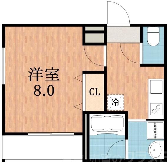 山之内の完工年月(2022年4月)築の賃貸アパートの間取り
