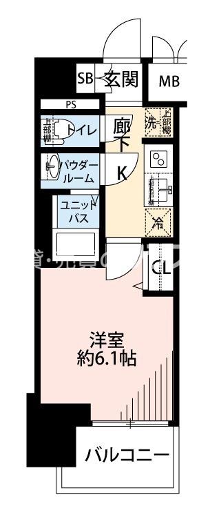 三軒家東の完工年月(2024年6月)築の賃貸マンションの間取り