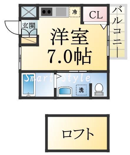 ヴィアノ須磨コルティーレの間取り