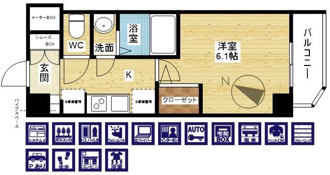 Mv.imp新大阪の間取り