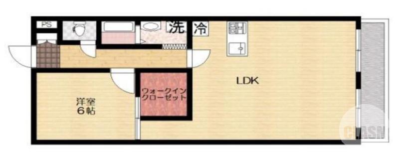 深井沢町の完工年月(1985年11月)築の賃貸マンションの間取り