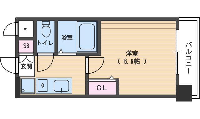 プレサンス京都駅前Ⅱの間取り
