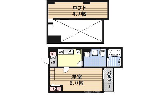 OLD TOWN(オールドタウン)の間取り