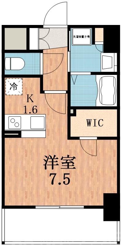 安立の完工年月(2024年3月)築の賃貸マンションの間取り