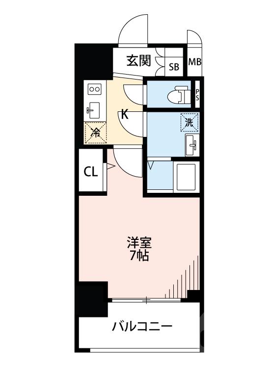 南金田の完工年月(2022年3月)築の賃貸マンションの間取り