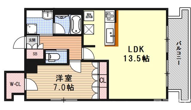 S-FORT二条城前の間取り
