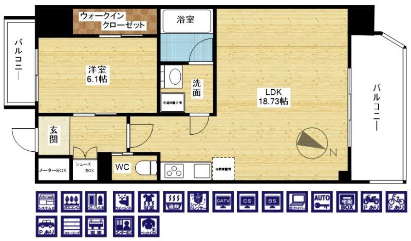 プレジオ新大阪EUROの間取り