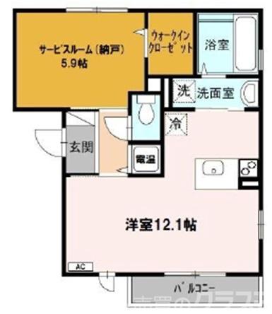 メゾンドアンジュの間取り